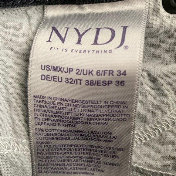 NYDJ Ami Washed Gray Jeans With Lift & Tuck Technology Size 2 - Picture 7 of 7